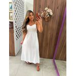 Vestido Midi Branco Desiree