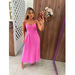 Vestido Midi Rosa Desiree