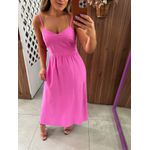 Vestido Midi Rosa Desiree