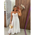 Vestido Longo Megan Branco