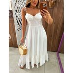 Vestido Longo Megan Branco