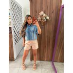 Camisa Jeans Cropped Loose Harmonia Colcci