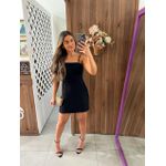 Vestido Curto Preto Melissa 