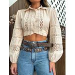 Camisa Boho Catarina Creme