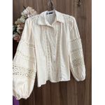 Camisa Boho Catarina Creme