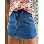 Saia Jeans Médio Curta Essentials Alcance 