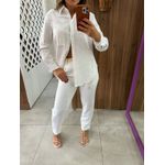 Conjunto Alfaiataria Branco Carol