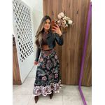 Saia Evase Jardim Maravilhoso Farm 