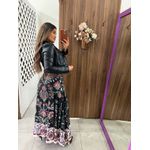Saia Evase Jardim Maravilhoso Farm 