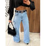 Calça Cargo Jeans Nxo 