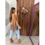 Poncho Tricot Nude 
