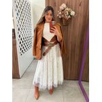 Blazer Camurça Caramelo Sabrina 