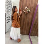 Blazer Camurça Caramelo Sabrina 