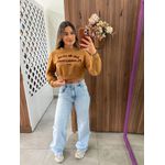 Moletom Cropped Flamboyant Nude Colcci 