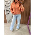 Jaqueta Puffer Corações Nude