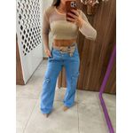 Calça Cargo Jeans Helena
