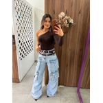 Blusa Malha One Marrom Alcance