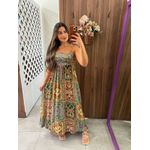 Vestido Cropped Estampado Naipe Animal Farm