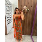 Vestido Reto Estampado Cactus Farm