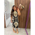 Vestido Midi Estampado Geórgia Farm