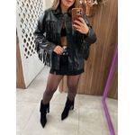 Camisa Preta Courino Alana