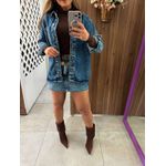 Camisa Jeans Ampla Bastille Dirty Wash Alcance
