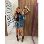 Camisa Jeans Ampla Bastille Dirty Wash Alcance