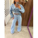 Jaqueta Jeans Cropped Nxo