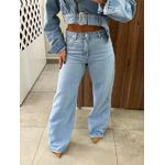 Calça Wide Leg Jeans Nxo