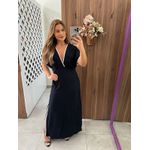 Vestido Longo Viscose Preto Colcci 