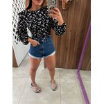 Blusa Slim Floral Manga Longa Colcci CLC 