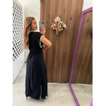 Vestido Longo Viscose Preto Colcci 