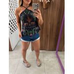 Regata Estampada Floresta Doce Farm