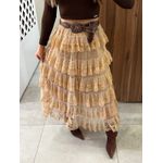 Saia Renda Babados Nude Amy 