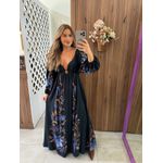 Vestido Cropped Estampado Floral Renata Farm