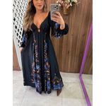 Vestido Cropped Estampado Floral Renata Farm