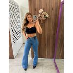 Calça Jeans Flare Barra Desfiada Lez a Lez 