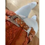 Cinto Feminino Caramelo Jordana 