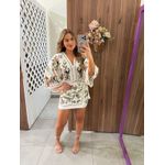 Vestido Curto Estampado Floresta Doce Farm