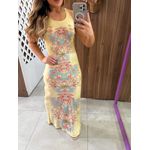 Vestido Cropped Estampado Encanto Boho Cavado Farm