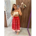 Saia Gode Caetana Estampada Farm