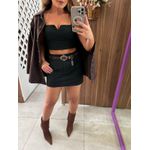 Conjunto Curto Preto Sabrina