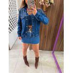 Jaqueta Jeans Escuro Brilhos Nxo 