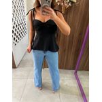 Blusa Preta Alças Mia 