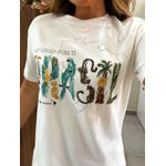 T-Shirt Média Soy Brasil Off White Farm