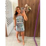 Vestido Curto Estampado Manoela Farm