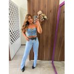 Calça Feminina Nxo Jeans Claro Boot Cut 