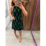 Vestido Frente Única Estampado Colcci