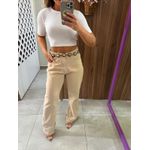 Cropped Slim Canelado Off White Colcci Sport