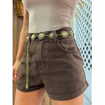 Short Mom Barra a Fio Marrom Coffee Alcance 